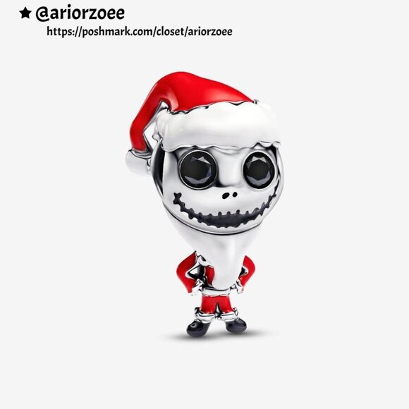 Pandora Disney The Nightmare Before Christmas Jack Skellington Charm|Pendant - Picture 1 of 2